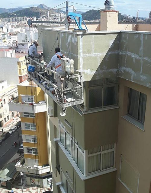 Pinturas Antonio Rosa ventana de edificio