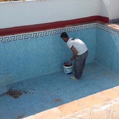 Pinturas Antonio Rosa interior de piscina