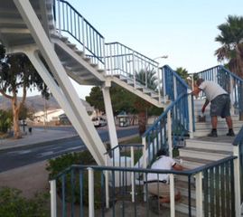 Pinturas Antonio Rosa escalera de puente